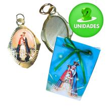 Medalha N Sra do Bom Parto + Sacolinha temática papel 2 unid - OS ARCANJOS