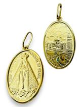 Medalha Nossa Senhora Aparecida Em Ouro 18K (cod46y) grande
