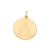 Medalha nossa senhora aparecida folheado 542322 Rommanel Medalha nossa senhora aparecida folheado 542322 Rommanel