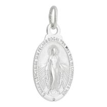 Medalha Nossa Senhora Das Graças Florenzza Em Prata 950