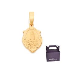 Medalha Oval Com Estampa De Santos Rommanel 540511