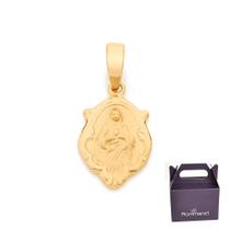 Medalha Oval Com Estampa De Santos Rommanel 540511