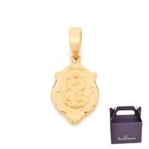 Medalha Oval Com Estampa De Santos Rommanel 540511