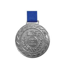 Medalha Prata com Fita 36mm