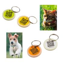 Medalha Qr Code P Animais + Cadastro Online E Geolocalização - COR VERDE