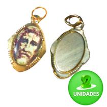 Medalha Sagrada Face de Jesus Chapa Resinada 2 unidades