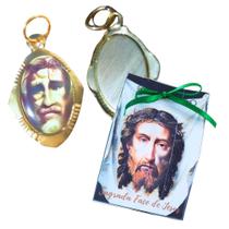Medalha Sagrada Face de Jesus + Sacolinha temática papel