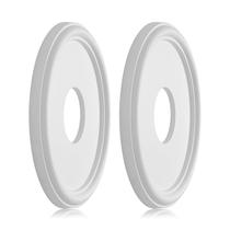 Medalhão de teto EIFHYT moldado em PU 33,3 cm OD x 10,2 cm ID branco Medalhão de teto EIFHYT moldado em PU 33,3 cm OD x 10,2 cm ID branco
