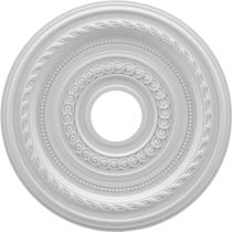 Medalhão de teto Ekena Millwork Cole em PVC termoformado 16cm