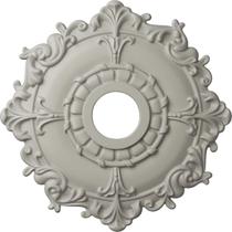Medalhão de teto Ekena Millwork Riley CM18RLPCF Pot of Cream