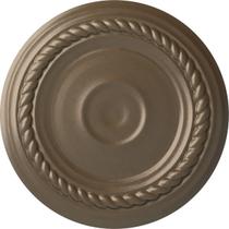Medalhão de teto Ekena Millwork Small Alexandria Warm Silver