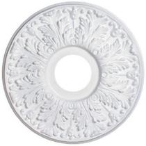 Medalhão de teto Westinghouse 7702800 Victorian 39cm branco