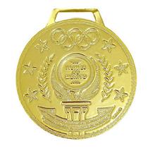 Medalhas esportivas honra ao mérito metalizada 50 mm grossa 06 pçs - CRESPAR