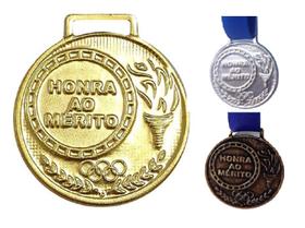 Medalhas esportivas premiação honra ao mérito 30 mm 24 pçs