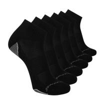 Medias de Running Skechers Paquete de 6, Diseño Cuarto, para Hombre, Color Negro Medias de Running Skechers Paquete de 6, Diseño Cuarto, para Hombre, Color Negro