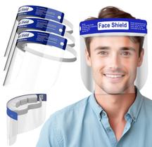 Medical Nation Face Shield, pacote com 100 unidades, antiembaçante, reutilizável