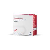 Medicamento Dechra Cardisure para Cães 5mg - Contém 80 comprimidos