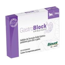 Medicamento Gastroblock Biovet 10mg 1 Blister com 10 Comprimidos
