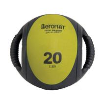 Medicine Ball Aeromat Dual Grip Power 9 cm/9 kg preto/bronze