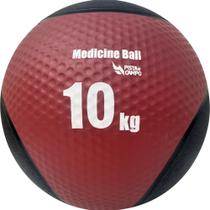 Medicine Ball Borracha Inflável Premium 10kg Pista e Campo
