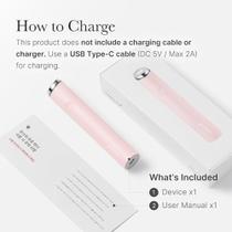 Medicube Age-R Booster Pro Mini Plus Pink - Massageador facial para cuidados com a pele Medicube Age-R Booster Pro Mini Plus Pink - Massageador facial para cuidados com a pele