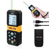 Medidor a Laser Prexiso P80GD 80 m com Feixe Verde Recarregável Medidor a Laser Prexiso P80GD 80 m com Feixe Verde Recarregável