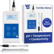 Medidor combinado Bluelab METCOM de pH, temperatura e condutividade Medidor combinado Bluelab METCOM de pH, temperatura e condutividade