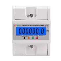 Medidor Consumo Energia KWh Trifásico 100A Snetec SMDK-3F100 Medidor Consumo Energia KWh Trifásico 100A Snetec SMDK-3F100