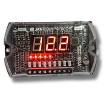 Medidor d tensão digital jfa vs5hi voltímetro automotivo sequenciador proteção contra baixa voltagem