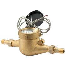 Medidor de água Wattlow DN15 1/2 NPT com saída de pulso, latão