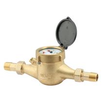 Medidor de água Wattlow DN20 3/4 NPT com latão para jardim ou fábrica