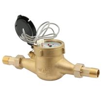 Medidor de água Wattlow DN20 3/4 NPT com saída de pulso, latão