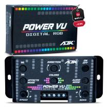 Medidor de Áudio Central AJK Power VU Para Faróis Led RGB (2007)