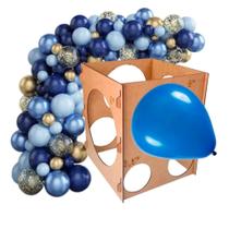Medidor de Bexiga Balões Bola redonda mdf com medidas e tamanhos 3 a 10 - Desmontavel