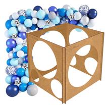 Medidor De Bexigas Balões Bolas Balão De Festa 8 Medidas 3" a 10" Decoração Mdf Medidor De Bexigas Balões Bolas Balão De Festa 8 Medidas 3" a 10" Decoração Mdf