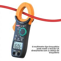 Medidor De Braçadeira Digital Com Alcance Automático, Testador De Tensão, Mede a Resistência De