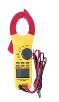 Medidor de braçadeira digital DigiSnap TRMS DSA1020TRMS da Sperry Instruments, True RMS Snap-Around, 10 funções, 27 faixas automáticas, 600 V AC/DC, corrente de 1000 A, resistência, continuidade, leitura de frequência e temperatura, amarelo
