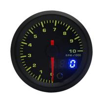 Medidor De Carro LED De 7 Cores Com Duplo Display 52mm, Medidor De Pressão De Água, Óleo,
