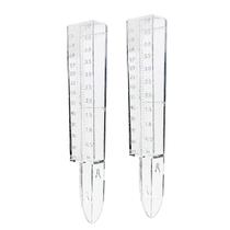 Medidor de chuva DARALIS Plastic Home Clear Rain Water, pacote com 2