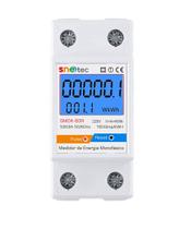 Medidor De Consumo Energia KWh 60A C/ Reset Snetec SMDK-60R
