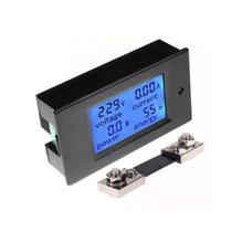 Medidor de Consumo Voltímetro Amperímetro 4x1 100A DC