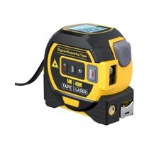 Medidor De Distância Digital a Laser 3 Em 1 40M 60M Fita Métrica Escala De Área