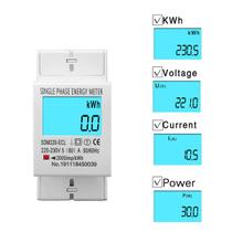 Medidor de energia AC SDM220-ECL 80A 110220V 60Hz Monofásico - MaxPow