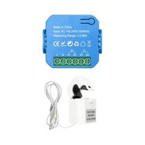 Medidor De Energia Bidirecional Inteligente Tuya ZigBee 80A Monitor Remoto Solar AC110V 240V