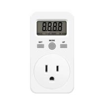 Medidor de Energia Digital 230V 16A - Wattímetro com Tomada para Monitoramento de Consumo