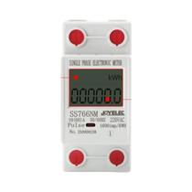 Medidor De Energia Digital Monofásico 220V AC JOYELEC Reset Zero Tensão Corrente Consumo De Energia