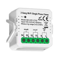 Medidor De Energia Inteligente WiFi AC100-240V 1CH 2CH Com Transformador De Corrente Tipo Garra,