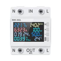 Medidor De Energia WiFi 8 Em 1 Tuya 2P Multifuncional Medidor De Energia AC Controle Por APP