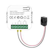 Medidor de Energia WiFi Bidirecional 80A - 2 Canais - Tuya/Smart Life - Monitoramento de Energia Solar