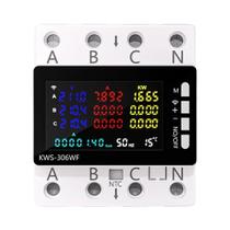 Medidor De Energia WiFi KWS-306WF Testador Digital De Energia 85-290V Protetor De Tensão E Corrente